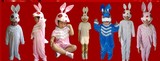 儿童动物表演服装 幼儿园话剧做游戏演出服饰小白兔 兔子跳舞衣服
