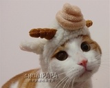 【猫用品专卖】with me宠物变身帽 便便羊 小羊帽 猫咪帽子