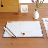 日韩国文具 创意 清新 时尚 2016年 桌面计划台历 桌垫 日历 包邮