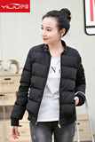 冬季新款韩版女装修身立领反季羽绒服女短款加厚外套女清仓特价