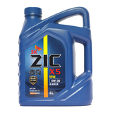韩国SK机油 ZIC吉克机油X5特级SN级5W-30合成机油发动机润滑油4L