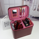 韩国化妆包 化妆箱洗漱包 手提大容量防水化妆盒化妆品收纳包包邮