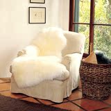 100%澳洲羊皮地垫纯羊毛地毯整张羊皮汽车座垫沙发垫子 皮毛一体