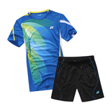 新款尤尼克斯羽毛球服套装男女夏款yy速干短裤 儿童运动网球衣服