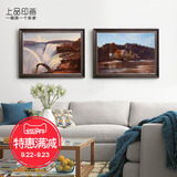 上品印画 尼亚加拉大瀑布 欧式沙发背景墙客厅山水风景现代装饰画