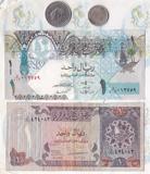 卡塔尔25、50迪拉姆硬币、1里亚尔纸币（单枚价）
