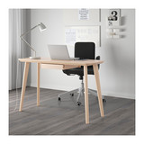 宜家代购利萨伯 书桌, 电脑桌 学习桌白蜡木贴面尺寸 118x45 厘米