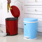 欧式创意家用大号垃圾桶脚踏式厨房客厅卫生间垃圾筒塑料有盖包邮
