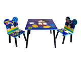 木制儿童桌椅套装写字桌学生桌宝宝卡通学习桌手工桌游戏桌吃饭桌