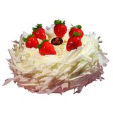 北京蛋糕配送 金凤呈祥/成祥天然乳脂草莓奶油生日蛋糕 自取8折