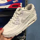 nike耐克air max 90air max90女神白全白724821-100gs气垫跑步鞋