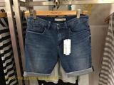 新款男士牛仔短裤J302090 CK专柜正品代购原价1290元