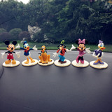 【天天特价】迪士尼卡通汽车摆件米奇米妮可爱玩偶创意车内饰用品
