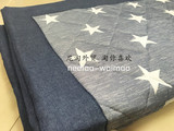 出口日本 凉感针织地毯 客厅卧室地垫 超值推荐 蓝色星星