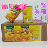 【桃小文】黄桃罐头砀山特产新鲜水果罐头425g*12整箱多地区包邮
