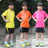 新款 儿童 小孩羽毛球 运动 服 透气 排汗球衣亲子装　训练服队服