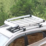 汽车车顶框行李框通用带锁 带绳索拉环铝合金行李框行李架车顶架