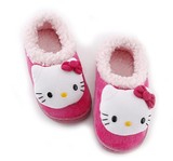 韩国代购进口正品Hello Kitty儿童宝宝棉拖鞋包跟可爱加厚居家鞋