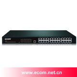 ECOM 24口全千兆智能网管型交换机网吧无盘汇聚网络监控组播IPTV
