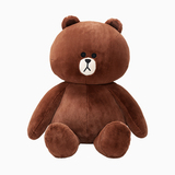 韩国直邮LINE FRIENDS超大抱抱布朗熊玩偶公仔毛绒150cm 1.5米