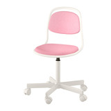 奥菲  书桌椅, 白色, 威索尔 粉红色 303.208.25 沈阳宜家代购