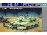 小号手拼装模型00335 1/35美国M1A1HA主战坦克 带TWMP扫雷犁(动)