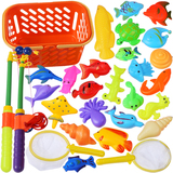 包邮儿童磁性钓鱼玩具套装 小猫钓鱼 小孩宝宝益智环保玩具磁铁
