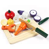 精品磁性水果蔬菜切切乐/木制切切切过家家/木制益智儿童节玩具