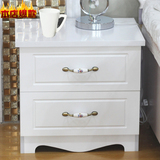 特价烤漆床头柜简约现代组装白色韩式简易大容量边柜包邮