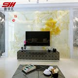 瓷砖背景墙3d欧式现代简约客厅电视沙发微晶釉面雕仿古砖壁画幸福
