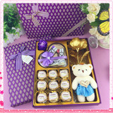 德芙白巧克力糖果礼盒装 送男女朋友老婆生日七夕情人节创意礼物