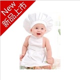 促销特价儿童摄影服装新款 爆亏服饰 影楼拍照童装百天宝宝小厨师
