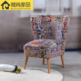 复古沙发椅欧式法式休闲椅美式乡村单人沙发客厅老虎椅设计师创意