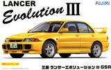 富士美拼装汽车模型03917 1/24 三菱 Lancer Evolution III GSR