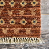 印度纯手工全羊毛地毯进口现代北欧花纹 几何简约店铺陈设地毯