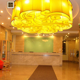 中式祥云吸顶灯创意布艺餐厅客厅卧室书房大堂门厅圆形定制吊灯具