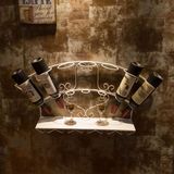 欧式美式实木酒柜展示悬挂壁挂式红酒现代墙壁酒架现货特价