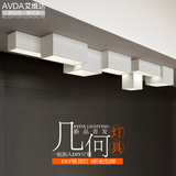 遥控LED客厅灯具大气创意长方形吸顶灯大厅灯卧室灯餐厅现代简约