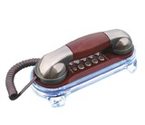 美思奇MT-025欧式经典复古电话机 精美时尚壁挂座机 创意发光边圈