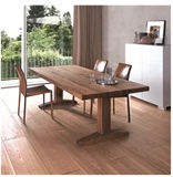 北欧设计复古做旧实木定做办公室桌电脑桌中式饭桌餐台餐厅桌椅子