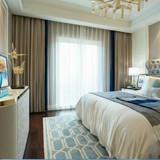 经久耐用 欧式蓝色地中海风格 格子客厅茶几卧室 满铺大地毯现货