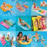 包邮正品INTEX时尚水上充气浮排浮床成人儿童泳池沙滩垫 戏水玩具