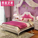 韩式公主床田园实木床气动高箱储物床欧式双人床婚床1.5米软靠床