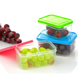 振兴加厚食品塑料迷你密封保鲜盒小号 厨房食物收纳盒储物盒