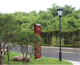 路灯户外庭院灯3米3.5米4米高杆灯景观防水道路灯杆现代LED灯头