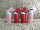 现货粉红大红纸筒 10ML精油瓶包装纸罐 精油包装盒 化妆品纸盒