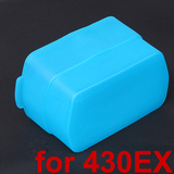 适用于佳能430EXII闪光灯柔光罩JY620/YN500柔光罩肥皂盒蓝色