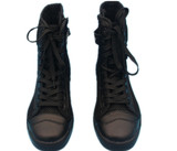 军鞋男户外训练保安鞋作训鞋黑色高帮网面靴军靴特种兵作战靴