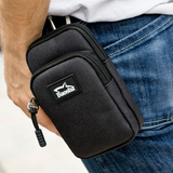 宝鲨5.5寸手机包男士穿皮带腰包多功能户外运动休闲包迷你小挂包