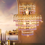 水晶壁灯欧式创意墙壁灯具现代墙灯简约客厅卧室led床头灯饰壁灯